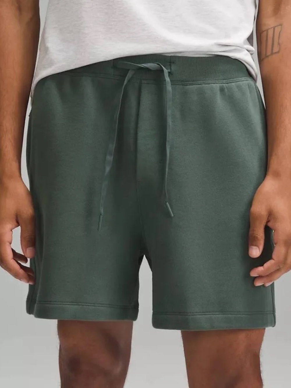 Lululemon Steady State 5” Fleece Shorts Green Men’s Medium LM7BMVS